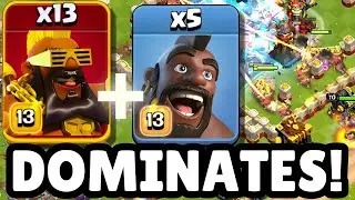 NO EPIC EQUIPMENT? NO PROBLEM! INSANE SUPER HOG STRATEGY | Clash of Clans