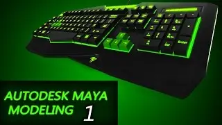 Gaming Keyboard | Autodesk Maya  Modeling | Part 1/3 | 3D Modeling