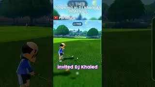 Imagine DJ Khaled playing Switch Sports golf 