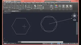 رسم المضلع (polygon)في الاوتوكاد