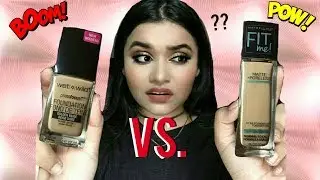 Wet n Wild Photofocus VS Maybelline Fit me Foundation [Review+Comparison]