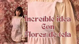 DIY * Panel de flores decorativas/ flower panel decoration
