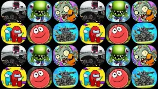 Impostors vs Zombies, Red Ball 4, Racing Limits, Plants vs Zombies 2, Tank Combat, Zombie Tsunami