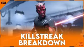 Darth Maul 67 Killstreak Breakdown - Star Wars Battlefront 2