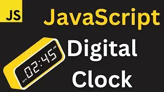 🕒 Build A Real-Time Digital Clock With JavaScript 🕒  || Easy Javascript Project