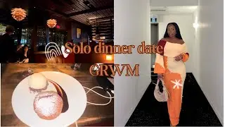 FULL GRWM: SOLO DINNER DATE EDITION | HAIR + MAKEUP + OUTFIT + PERFUME | Mstetalicious