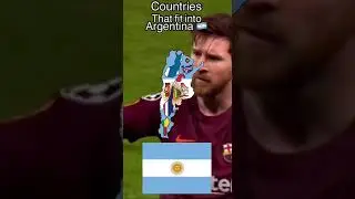 Countries that fit into Argentina 🇦🇷