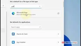 Change Default PDF Reader In Windows 11