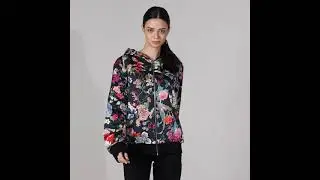 Худи двухстороннее на молнии 100 Flowers (100 Цветов)