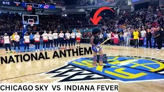 CHICAGO SKY VS INDIANA FEVER - NATIONAL ANTHEM - MELODY ANGEL