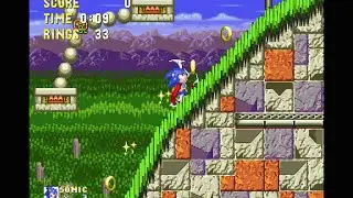 Sonic the Hedgehog 3 Complete: Marble Garden Zone Act 1 (Sonic) [1080 HD]