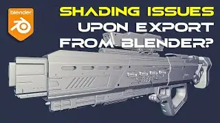 How to solve Blender export related SHADING issues - triangulation and topology tutorial