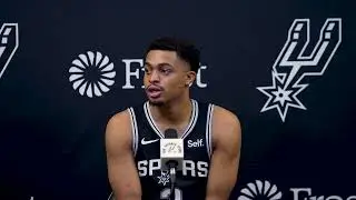 2023-24 San Antonio Spurs Season | Keldon Johnson's Post-Game Interview 1.4.2024