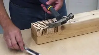 How To Cut a Wide Notch Using Simple Tools