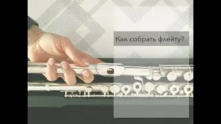 Уроки флейты онлайн с Ксенией Анненковой | Как собрать флейту | Урок-2 |