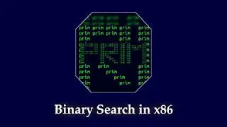 Binary Search in x86 | Assembly language | Code and explanation