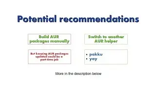 [ArchLinux News] youart is dead, switch to another AUR helper!