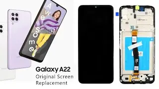 Samsung A22F A225F Original Screen Replacement Tutorial / Wymiana wyświetlacza
