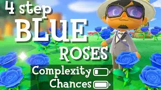 4 SIMPLE Steps to Blue Rose using IMPROVED Asteriation method in ACNH