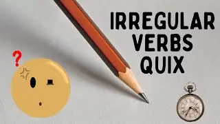 Irregular Verbs Quiz 1 | English Grammar Quiz |