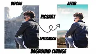 #picsart //photo //baground change easy //step by step  #download links discprission