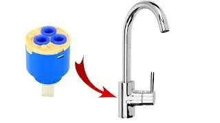 Kitchen Mixture leakage, Repair, No New Parts ,Ceramic Cartridge Fix