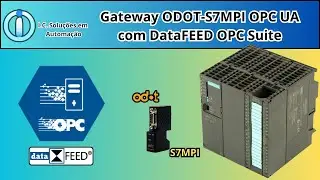 Gateway ODOT-S7MPI OPC UA com DataFEED OPC Suite