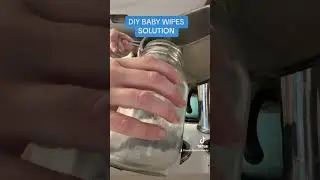 DIY Gentle Baby Wipes Solution 