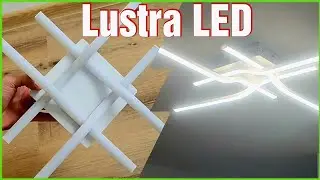 Cum se asambleaza si monteaza aceasta lustra led de 40 W