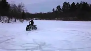 ATV EGER дрифт на квадроцикле брп 650