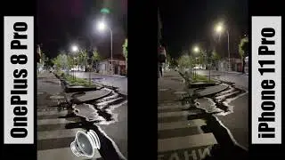 OnePlus 8 Pro vs iPhone 11 Pro night