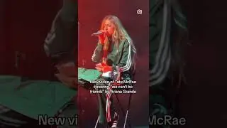 Tate McRae a repris we can’t be friends d’Ariana Grande pendant ses balances 🫶🏻