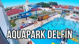 Aquapark Delfín Uherský Brod 23.06.2022 venkovní bazén s tobogánem 🐬🐬🐬