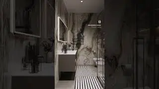 Роскошная современная ванная комната. #interior #interiordesign #дизайнинтерьера #design