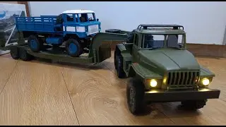 Новинка WPL B36-3 1/16 RTR Transporter радіокерована машинка з причепом