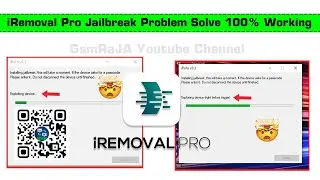 iRemoval Pro Jailbreak Error Solution || How To Fix Booting Problem In iRan1 Iremoval Pro