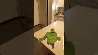 Tiny Hulk Smashes my House 😡 Meta Quest 3 Animation #mixedreality #Animation #meta #quest3 #vr