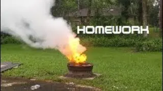 Burning my High-School Homework
