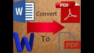 How to convert a Word documents to PDF