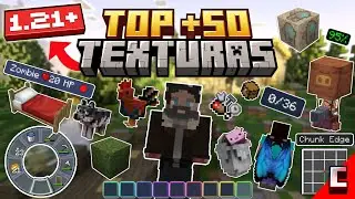 Top 50 MEJORES TEXTURAS para Minecraft BEDROCK 1.21+