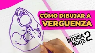 Cómo dibujar a Vergüenza 😖 de intensamente ✍️