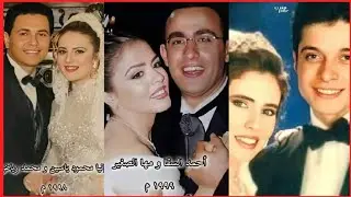 الفنانين مع زوجاتهم فى افراحهم منهم من داخل الوسط الفني وخارجة صور نادرة لزوجات المشاهير