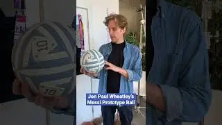 Jon Paul Was Commissioned to Make a Ball for #Messi! #soccer #football