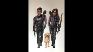 How to draw: Marvel Studios: Hawkeye