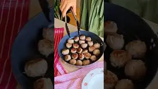 фрикадельки в сливочном соусе! #фрикадельки #сливочныйсоус #шпинат