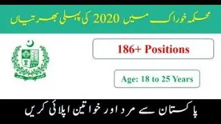 Ministry of National Food Security and Research Jobs July 2020 Application Form Entomologists