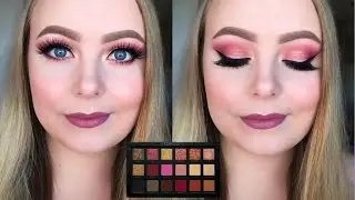 Huda Beauty Rose Gold Palette MAKEUP TUTORIAL