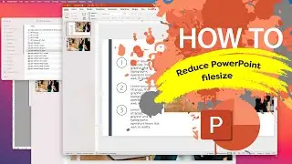 How to reduce the size of your Microsoft® PowerPoint® file / compress pictures / embed fonts