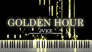 Golden Hour | Piano | Tutorial | Synthesia|Visualization|Piano Particles | @Huesic @Synthesia @Piano