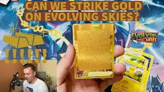 Can I strike GOLD in 14 Pokémon Evolving Skies Sleeved Blisters? *EVOLVING SKIES OPENING*